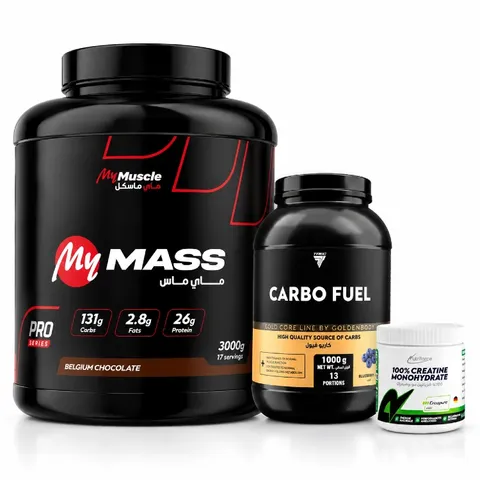 My Mass 3kg + Carb 1kg + Creatine 150g